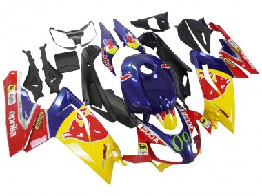 Buy 2006-2011 Aprilia RS125 Motorcycle Fairings - Yellow Dark Blue Red Bull Canada