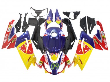Buy 2006-2011 Aprilia RS125 Motorcycle Fairings - Yellow Dark Blue Red Bull Canada