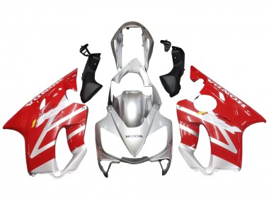 Buy 2004-2007 Honda CBR600 F4i Motorcycle Fairings - Silver Red Canada