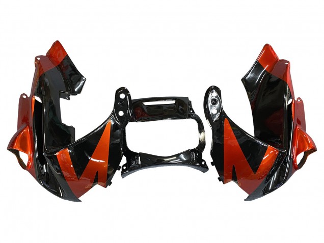 1991-1994 Honda CBR600 F2 Motorcycle Fairings - Orange Glossy Black Canada