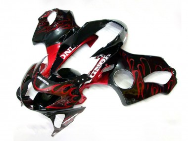Buy 1999-2000 Honda CBR600 F4 Motorcycle Fairings - Glossy Black Red Flame Canada