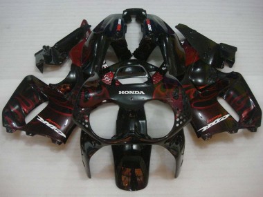 Buy 1992-1993 Honda CBR900RR 893 Motorcycle Fairings - Glossy Black Red Flame Canada