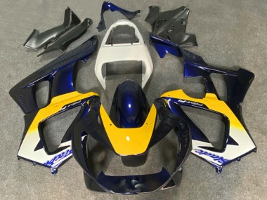 Buy 2000-2001 Honda CBR900RR 929 Motorcycle Fairings - White Yellow Dark Blue Canada