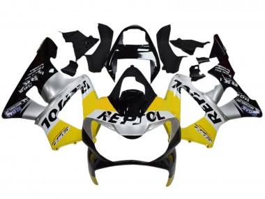 Buy 2000-2001 Honda CBR900RR 929 Motorcycle Fairings - Yellow Silver Glossy Black Repsol Canada