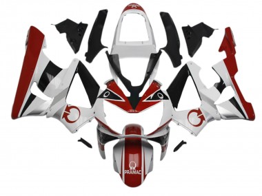 Buy 2000-2001 Honda CBR900RR 929 Motorcycle Fairings - White Red Glossy Black Pramac Canada