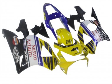 Buy 2002-2003 Honda CBR900RR 954 Motorcycle Fairings - Blue Yellow Glossy Black Red Nastro Azzurro 46 Canada