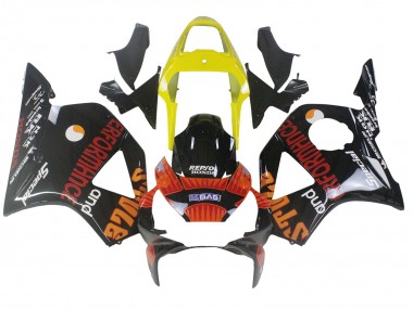 Buy 2002-2003 Honda CBR900RR 954 Motorcycle Fairings - Yellow Red Glossy Black Repsol Rossi Canada