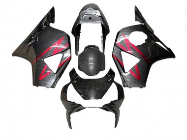 Buy 2002-2003 Honda CBR900RR 954 Motorcycle Fairings - Black Carbon Fiber Red Stripe Canada