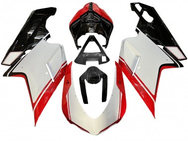 Buy 2007-2014 Ducati 848/1098/1198 Motorcycle Fairing - White Red Glossy Black Canada