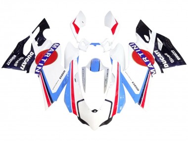 Buy 2011-2014 Ducati 1199 Motorcycle Fairings - White Red Blue Glossy Black Martini Canada