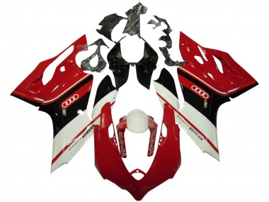Buy 2011-2014 Ducati Panigale 899 Motorcycle Fairings - White Red Glossy Black Dunlop Canada