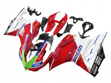 Buy 2011-2014 Ducati Panigale 899/1199 Motorcycle Fairings - White Red Green Blue Glossy Black Flex-Box Canada