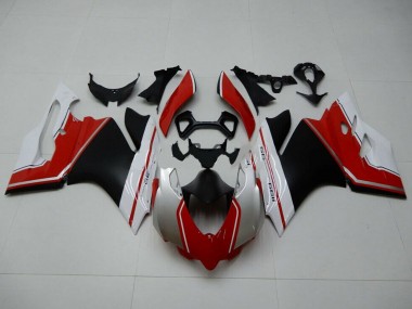 Buy 2011-2014 Ducati 1199 Motorcycle Fairings - White Red Matte Black Canada