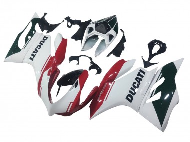 Buy 2011-2014 Ducati Panigale 899 Motorcycle Fairings - White Red Glossy Black Canada