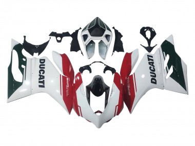 Buy 2011-2014 Ducati Panigale 899 Motorcycle Fairings - White Red Glossy Black Canada