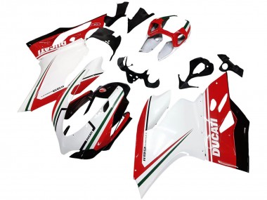 Buy 2011-2014 Ducati 1199 Motorcycle Fairings - White Red Green Glossy Black Canada