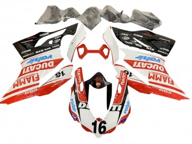 Buy 2011-2014 Ducati Panigale 1199 Motorcycle Fairings - White Red Glossy Black Valsir Fiamm Ficc 16 Canada
