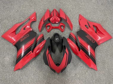 Buy 2003-2004 Ducati 999 Motorcycle Fairings - Red Glossy Black Corse Canada
