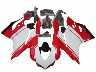 Buy 2015-2020 Ducati 959 Motorcycle Fairing Kits - White Red Glossy Black Canada
