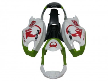 Buy 2008-2012 Ducati Monster 696 796 1100 1100S Motorcycle Fairings - White Green Red Pramac Canada