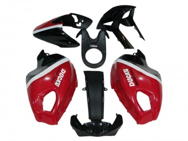 Buy 2008-2012 Ducati Monster 696 796 1100 1100S Motorcycle Fairings - Red White Glossy Black Canada