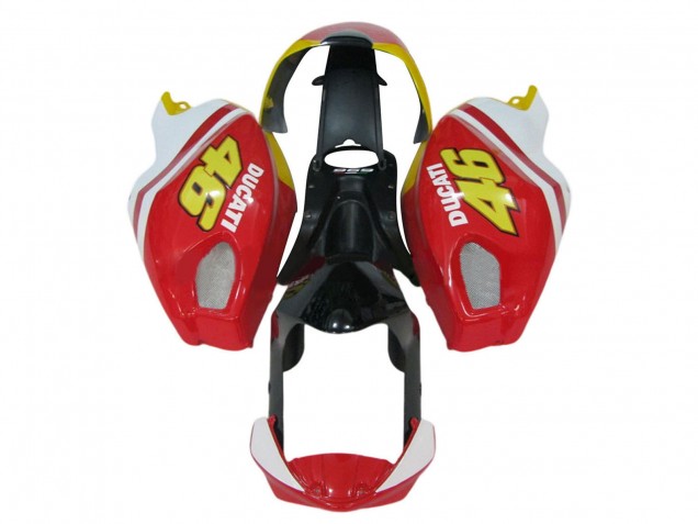 2008-2012 Ducati Monster 696 796 1100 1100S Motorcycle Fairings - White Red Glossy Black Yellow 46 Canada