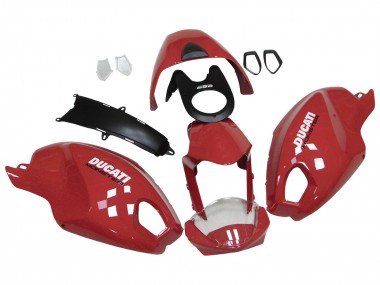Buy 2008-2012 Ducati Monster 696 796 1100 1100S Motorcycle Fairings - Red White Canada