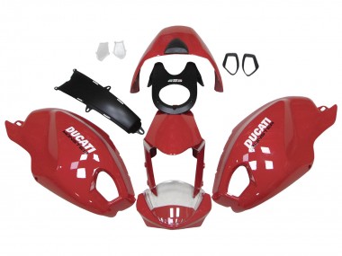 Buy 2008-2012 Ducati Monster 696 796 1100 1100S Motorcycle Fairings - Red White Canada