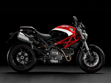 Buy 2008-2012 Ducati Monster 696 796 1100 1100S Motorcycle Fairings - White Red Canada
