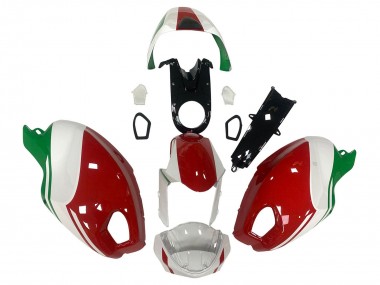Buy 2008-2012 Ducati Monster 696 796 1100 1100S Motorcycle Fairing - White Red Green Canada