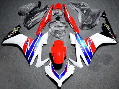Buy 2013-2015 Honda CBR500R Motorcycle Fairing - White Red Blue HRC Canada