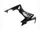 2013-2015 Honda CBR500R Motorcycle Fairings - Glossy Black Silver Flame Canada