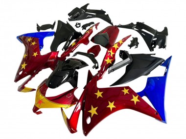 Buy 2013-2015 Honda CBR500R Motorcycle Fairings - Red Blue Yellow Star Canada