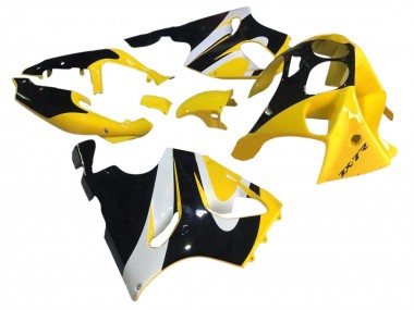 Buy 1996-2003 Kawasaki ZX7R Motorcycle Fairings - Yellow White Glossy Black Canada