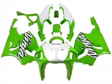 Buy 1996-2003 Kawasaki ZX7R Motorcycle Fairings - White Green Canada