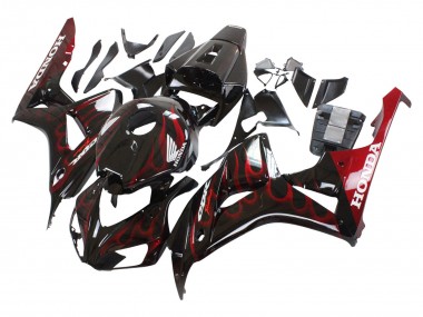 Buy 2006-2007 Honda CBR1000RR Motorcycle Fairing - Glossy Black Red Flame Canada