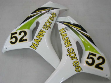Buy 2006-2007 Honda CBR1000RR Motorcycle Fairings - White Green Glossy Black Hannspree 52 Canada