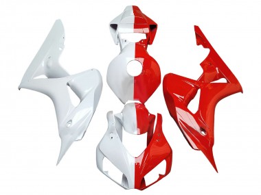 Buy 2006-2007 Honda CBR1000RR Motorcycle Fairings - White Red Split Canada