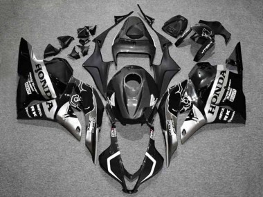 Buy 2009-2012 Honda CBR600RR Motorcycle Fairings - Silver Glossy Black HRC Canada