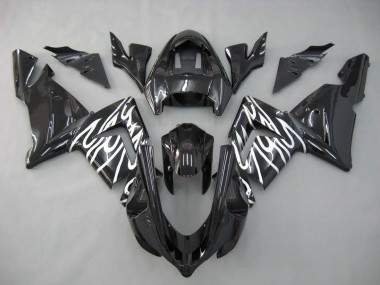 Buy 2004-2005 Kawasaki ZX10R Motorcycle Fairings - Black White Canada