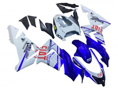 Buy 2004-2005 Kawasaki ZX10R Motorcycle Fairings - Glossy Blue White Fiat Motul Canada