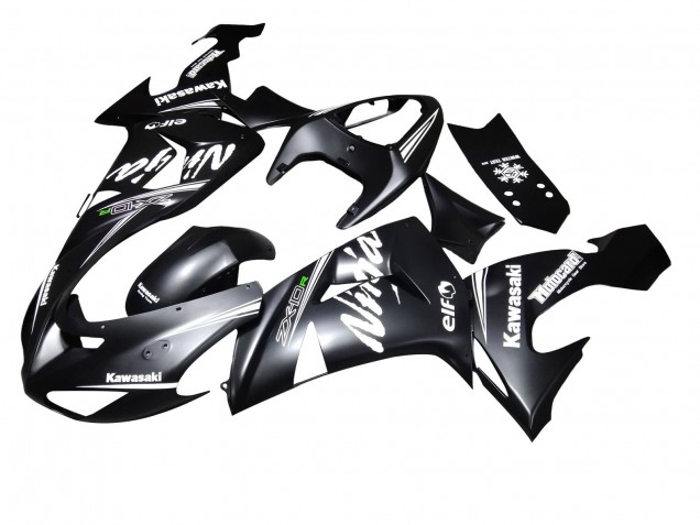 2006-2007 Kawasaki ZX10R Motorcycle Fairing - Matte Black Canada