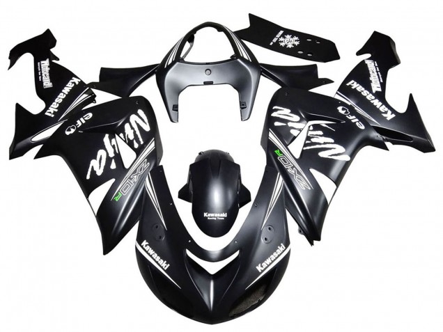 2006-2007 Kawasaki ZX10R Motorcycle Fairing - Matte Black Canada