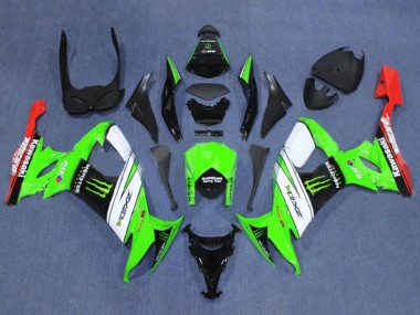Buy 2008-2010 Kawasaki ZX10R Motorcycle Fairings - Green White Red Black Monster Canada