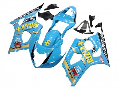 Buy 2003-2004 Suzuki GSXR 1000 Motorcycle Fairings - Light Blue Yellow Black Rizla Motul Canada