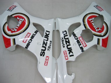 Buy 2003-2004 Suzuki GSXR 1000 Motorcycle Fairings - White Red Motul Lucky Strike Canada