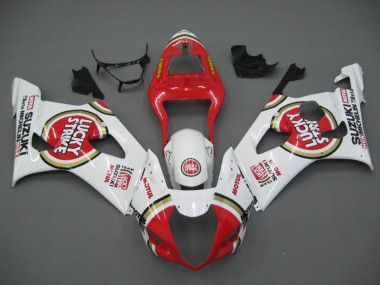 Buy 2003-2004 Suzuki GSXR 1000 Motorcycle Fairings - White Red Motul Lucky Strike Canada