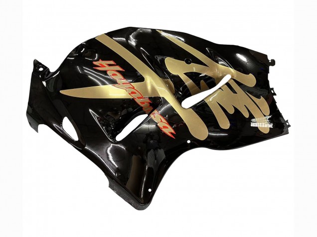 1996-2007 Suzuki GSXR 1300 Hayabusa Motorcycle Fairings - Glossy Black Gold Hayabusa Canada