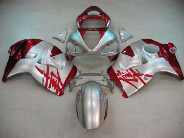 Buy 1996-2007 Suzuki GSXR 1300 Hayabusa Motorcycle Fairings - Silver Red Hayabusa Canada