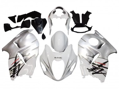 Buy 1996-2007 Suzuki GSXR 1300 Hayabusa Motorcycle Fairings - White Silver Hayabusa Canada